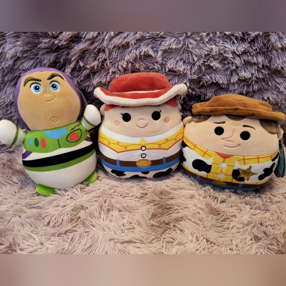 Disney's Toy Story Squishmallows Set Buzz, Woody, and Jessie